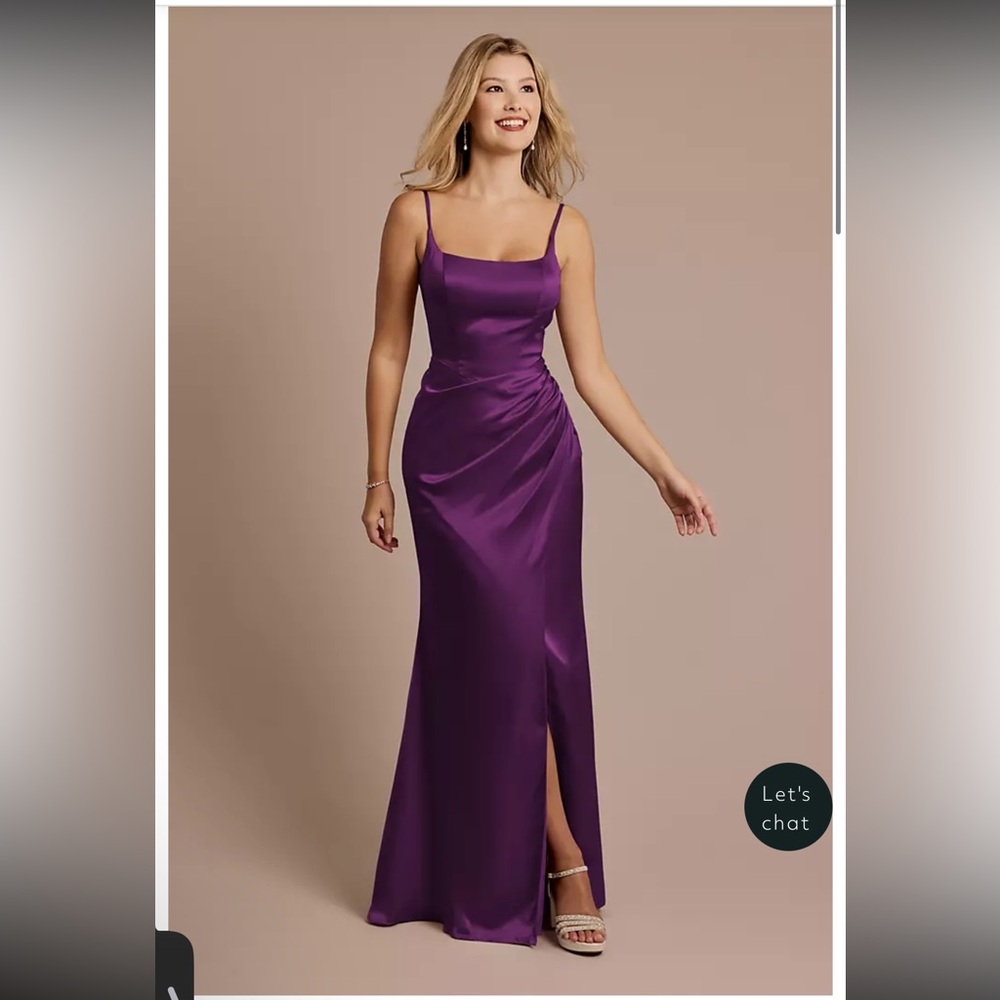 Elegant Purple Evening Gown